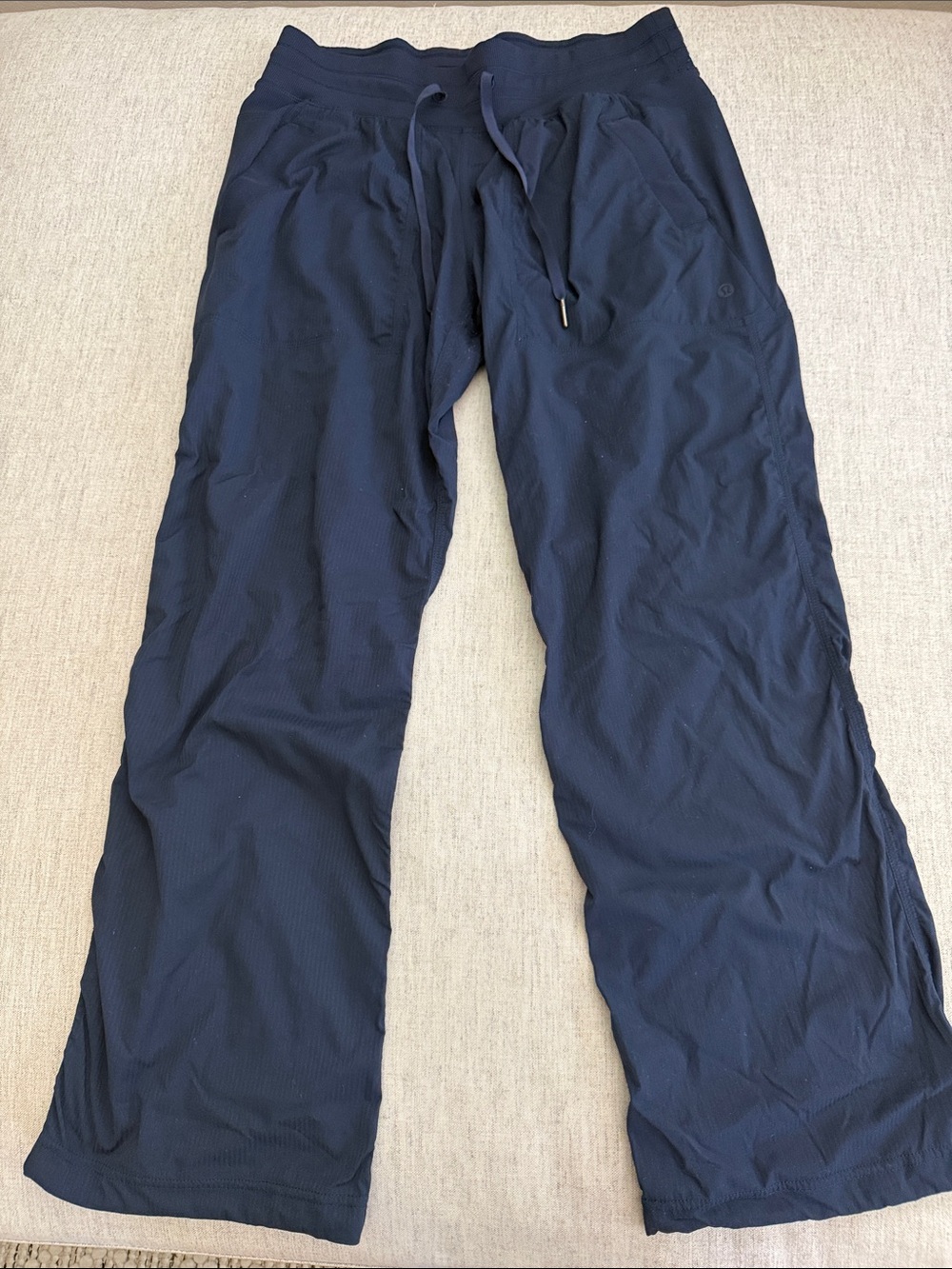lululemon *Short Inseam* Dance Studio navy drawstring jogger pants